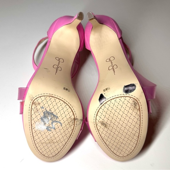 Jessica Simpson Women’s Dalechi Sandals Ankle Strap Stiletto Heel Shoes Size-7.5 - Picture 8 of 8